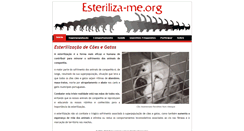 Desktop Screenshot of esteriliza-me.org